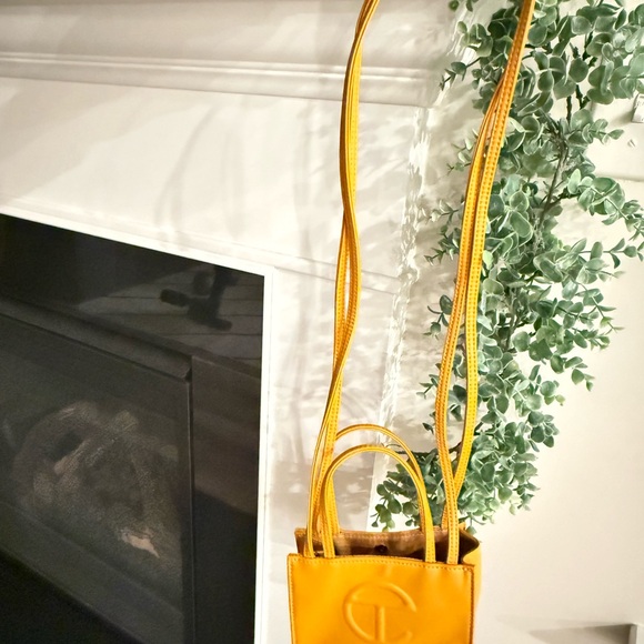 Telfar Mini Bag in Vibrant Yellow - Picture 3 of 3